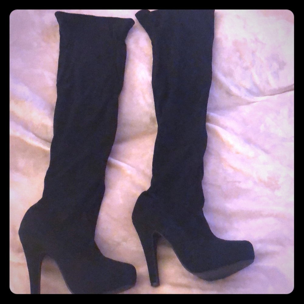 Over the knee heels